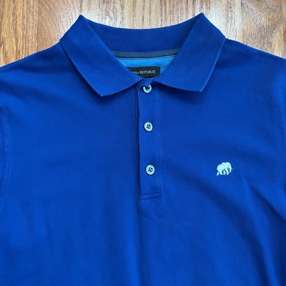 Banana Republic Standard Fit royal blue polo - Picture 2 of 3